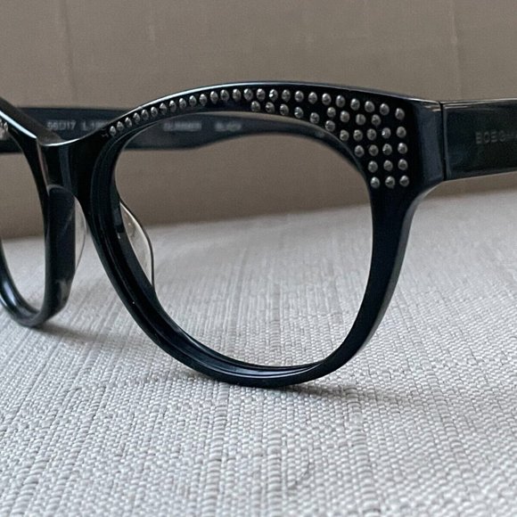 BCBGMAXAZRIA Women Sunglasses/Eyeglasses Frame GLIMMER Black 56[]17 135 - Picture 2 of 12